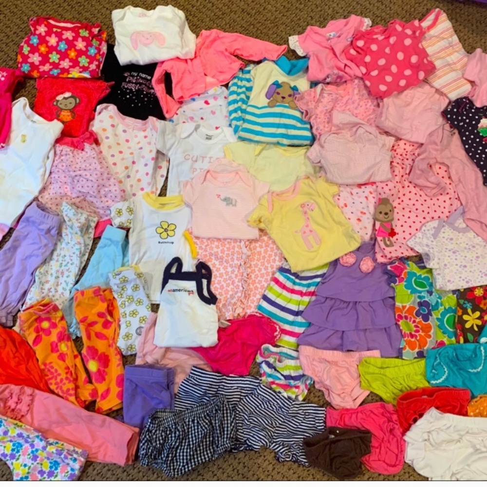 Huge lot of baby girl clothes 0-3 month